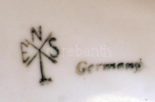 Ens vadászó agarak, kézzel festett, jelzett, hibátlan, h:29 cm, m:14 cm /Ens Germany greyhounds, han...