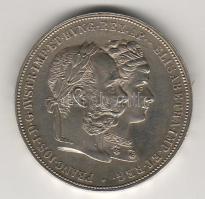 Ausztria 1879. 2G Ag "I.Ferenc József és Erzsébet királynő-Ezüstlakodalom" T:1/2