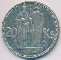 Szlovákia 1941. 20K Ag "Cirill és Metód" T:2- Slovakia 1941. 20 Korun Ag "St. Kyrill and St. Methodius" C:VF Krause KM#7.1