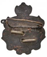 ~1930-1940. "Civitas fidelissima", Sopron város címerével ellátott zománcozott fém jelvény...