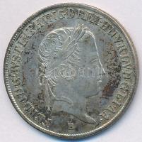 1848B 20Kr Ag "V. Ferdinánd" T:1-,2 patina