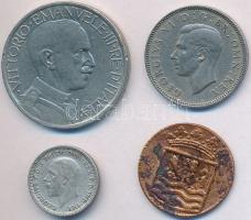Vegyes: Holland Kelet-India 1748. 1D Cu "VOC" + Olaszország 1923. 2L Ni + Nagy-Britannia 1...