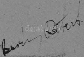 Berényi jelzéssel: Női akt, tus, papír, 42×30 cm