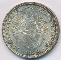 1938. 2P Ag "Madonna" T:1-,2 patina
Adamo P7