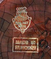 Zsolnay eozin mázas váza, jelzett (pajzs), restaurált, m:28 cm / Zsolnay antique eosin vase, restore...