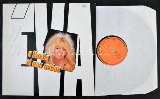 Éva - Neoton: A kocka el van vetve. Csepregi Éva Dedikált hanglemez