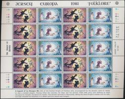 Europa CEPT Folklore mini sheet set Europa CEPT: Folklór kisív sor