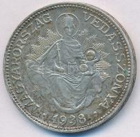 1938. 2P Ag "Madonna" T:2,2-
Adamo P7