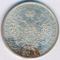 Ausztria 1853A 20kr Ag "Ferenc József" T:1-,2 patina Austria 1853A 20 Kreuzer Ag "Franz Joseph" C:AU,XF patina Krause KM#2211