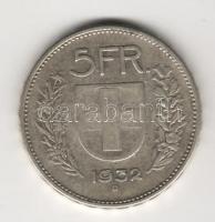 Svájc 1932. 5Fr Ag T:2/3