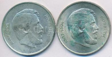 1947. 5Ft Ag "Kossuth" (2x) T:2- patina
Adamo F8.1