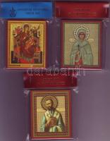3 klf modern orosz mini ikon-másolat bontatlan, eredeti csomagolásban