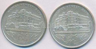 1993. 200Ft Ag "MNB" (2x) T:2,2-