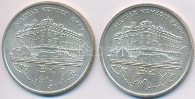 1993. 200Ft Ag "MNB" (2x) T:2,2-