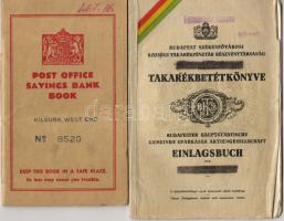 6 db régi takarékbetétkönyv, benne román, ami Lei-ről Pengőre van átírva! (1940)