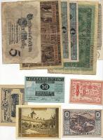 Német Birodalom 15db bankjegy jobbakkal T:II,III + 5db klf osztrák szükségpénz T:I