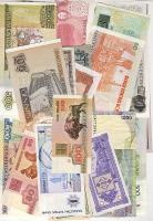 Kis hagyaték tétel bankjegyek 53db egész világ, régi és új T:sok I,II,III