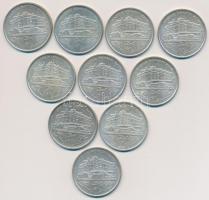1993. 200Ft Ag "MNB" (10x) T:2,2-