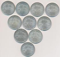 1993. 200Ft Ag "MNB" (10x) T:2,2-