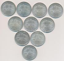 1993. 200Ft Ag "MNB" (10x) T:2,2-