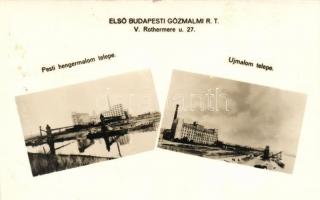 Budapest, az Első Budapesti Gőzmalom Rt. malmai (Pesti hengermalom telep, Újmalom telepe); Rothermere u. 27. Klösz György és fia