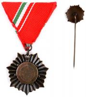 ~1975. "Vöröskeresztes munkáért" bronz fokozata mellszalagon, miniatűrrel, nem saját tokba...