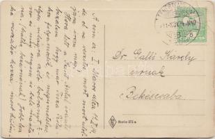 Dutch folklore, airship; art postcard P.F.B. Serie 271a