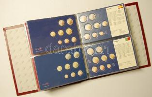 Éremberakó Euro-érmék gyűjtéséhez (14 ország + 4db német 10Euro-s alkalmi kiadás)