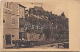 Segesvár, Schässburg, Sighisoara; Óváros, kiadja Fritz Teutsch / Altschässburg / old town, hill