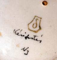 Drasche porcelán halacska, hibátlan, jelzett, m: 15 cm