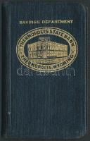 1923 a Thermopolis State Bank (Thermopolis, WY) névre szóló, kitöltött betétkönyve