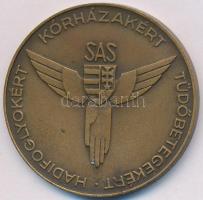 Loósz József (1908-?) 1947. "SAS / Siess-Adj-Segíts / Hadifoglyokért, kórházakért, tüdőbetegekért" Br emlékérem (40mm) T:2