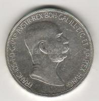 Ausztria 1908. 5K Ag "Jubileum" T:2-