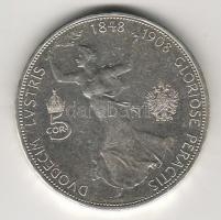 Ausztria 1908. 5K Ag "Jubileum" T:2-