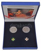 2010. "Mária Terézia Rend" Ag emlékérem (20g/0.925/40mm) + "Szent István Rend" A...