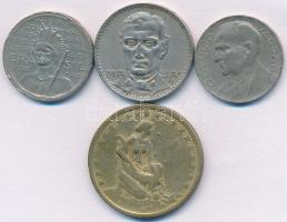 Brazília 1925. 1000R Al-Br + 1932. 100R Cu-Ni "Gyarmatosítás 400. évfordulója" + 1936. 200...