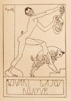 Ex libris. Rajzos könyv. Kolozsvár, 1916. Kiadói papírkötés, rengeteg képpel, jó állapotban