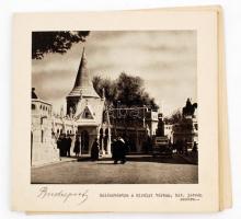 cca 1938 Budapest nevezetességei és látványosságai 18 db művészi minőségű sokszorosított fotó, sok é...