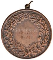 Füsti Molnár Béla 1939. "1939. VI. 11. R-VIS" Br lövész díjérem füllel (50mm) T:2