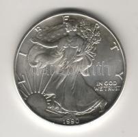 USA 1990. 1$/1oz Ag T:1