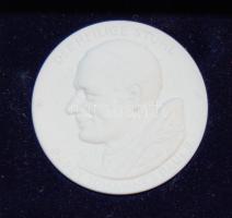 Németország/Meissen porcelán emlékérem tanúsítvánnyal, díszdobozban T:1