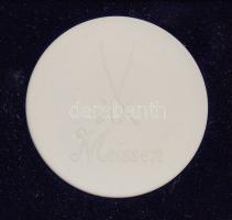 Németország/Meissen porcelán emlékérem tanúsítvánnyal, díszdobozban T:1