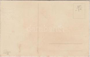 Újév / New Year, chimney sweep, litho