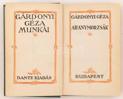 Gárdonyi Géza: Aranymorzsák.  Budapest,é.n., Dante. Kissé kopottas kiadói egészvászon kötésben.