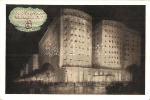 Washington, Mayflower hotel at night