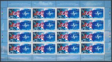 50th anniversary of NATO minisheet, 50 éves a NATO kisív