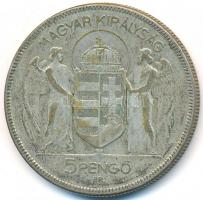 1930. 5P Ag "Horthy jobbra" T:3
Adamo P8