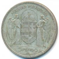 1930. 5P Ag "Horthy jobbra" T:3
Adamo P8