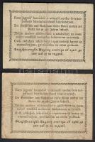 1849.Szabadságharc 30kr (2x) színvariánssal T:II
