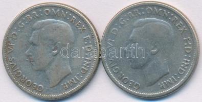 Ausztrália 1946. 1Fl Ag "VI. György" (2x) T:2-,3 karc
Australia 1946. 1 Florin Ag "Ge...
